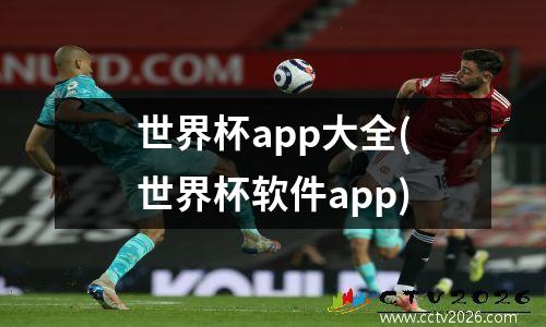 世界杯app大全(世界杯软件app)