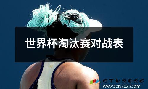 世界杯淘汰赛对战表