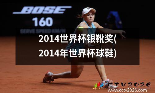 2014世界杯银靴奖(2014年世界杯球鞋)