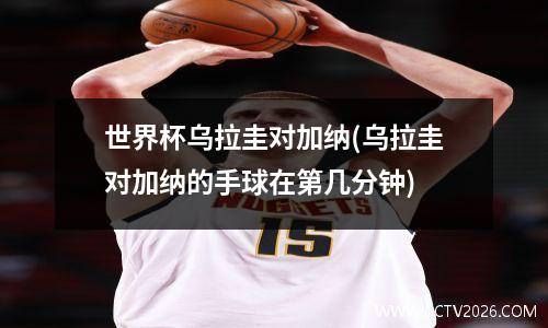 世界杯乌拉圭对加纳(乌拉圭对加纳的手球在第几分钟)
