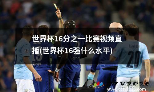 世界杯16分之一比赛视频直播(世界杯16强什么水平)