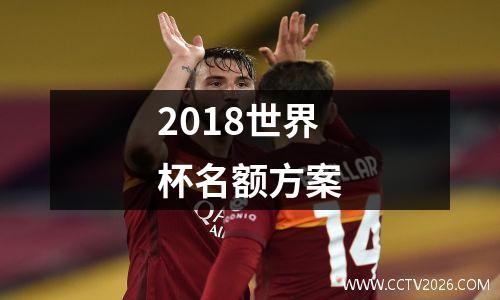 2018世界杯名额方案