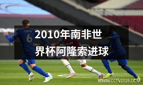 2010年南非世界杯阿隆索进球
