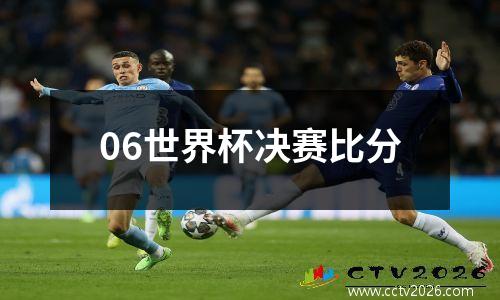 06世界杯决赛比分