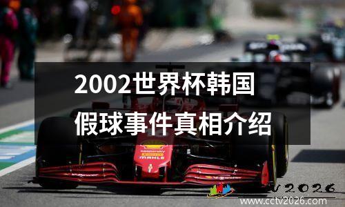 2002世界杯韩国假球事件真相介绍