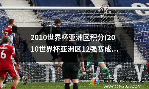 2010世界杯亚洲区积分(2010世界杯亚洲区12强赛成绩)