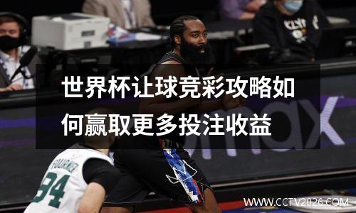 世界杯让球竞彩攻略如何赢取更多投注收益