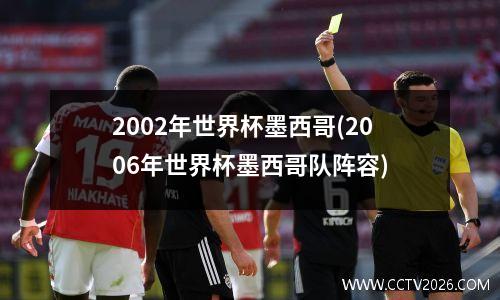 2002年世界杯墨西哥(2006年世界杯墨西哥队阵容)