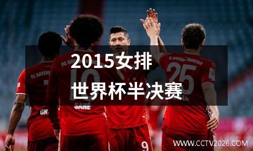 2015女排世界杯半决赛