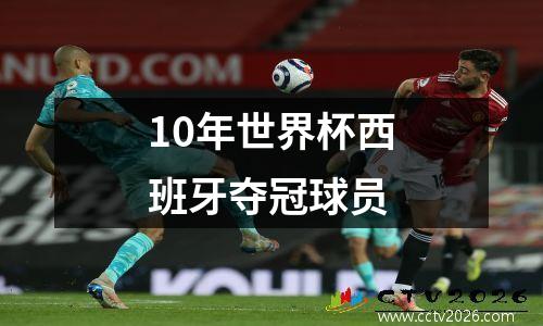 10年世界杯西班牙夺冠球员
