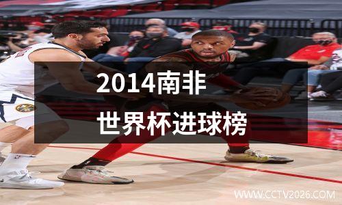 2014南非世界杯进球榜