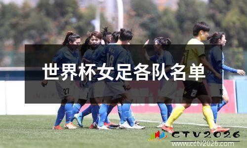 世界杯女足各队名单