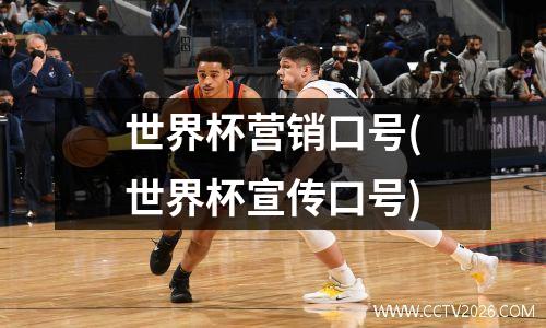 世界杯营销口号(世界杯宣传口号)