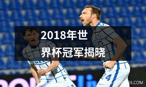 2018年世界杯冠军揭晓