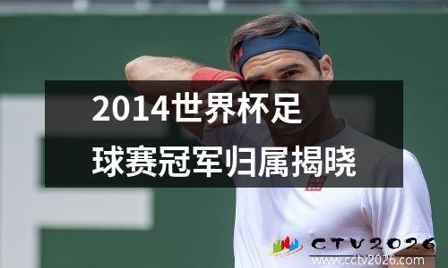 2014世界杯足球赛冠军归属揭晓