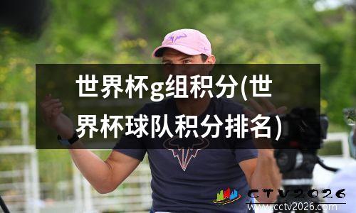 世界杯g组积分(世界杯球队积分排名)