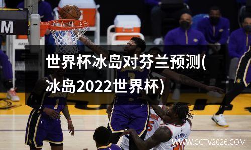 世界杯冰岛对芬兰预测(冰岛2022世界杯)