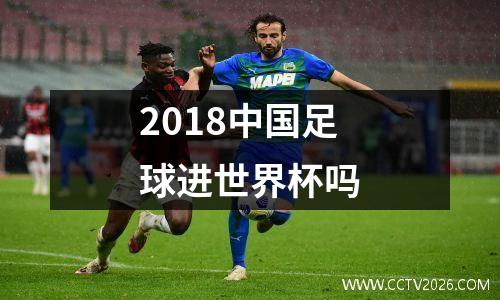 2018中国足球进世界杯吗