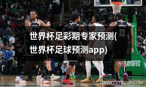 世界杯足彩期专家预测(世界杯足球预测app)