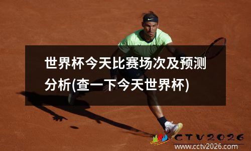 世界杯今天比赛场次及预测分析(查一下今天世界杯)