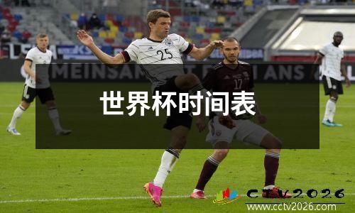 世界杯时间表