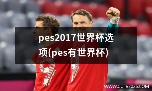 pes2017世界杯选项(pes有世界杯)