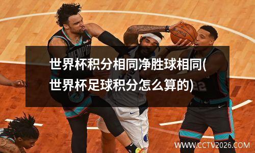 世界杯积分相同净胜球相同(世界杯足球积分怎么算的)
