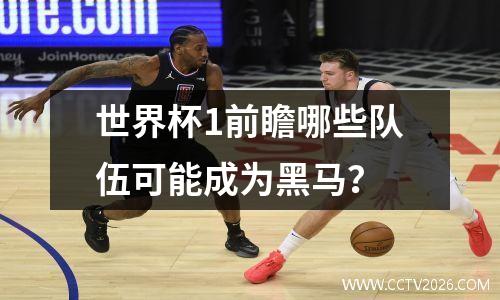 世界杯1前瞻哪些队伍可能成为黑马？