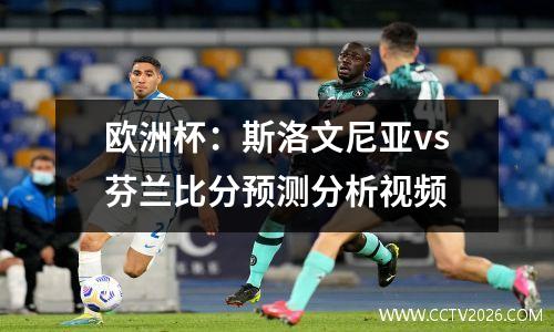 欧洲杯：斯洛文尼亚vs芬兰比分预测分析视频