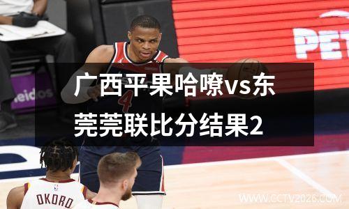 广西平果哈嘹vs东莞莞联比分结果2