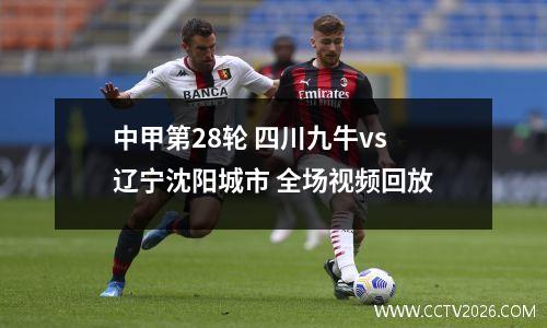 中甲第28轮 四川九牛vs辽宁沈阳城市 全场视频回放