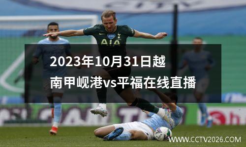 2023年10月31日越南甲岘港vs平福在线直播