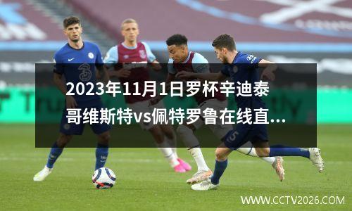 2023年11月1日罗杯辛迪泰哥维斯特vs佩特罗鲁在线直播