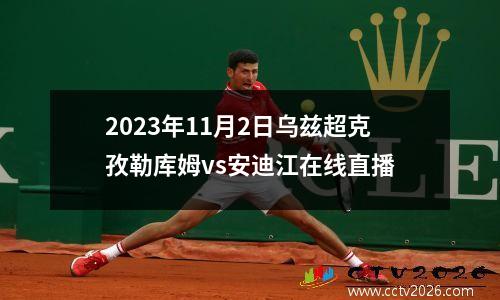 2023年11月2日乌兹超克孜勒库姆vs安迪江在线直播
