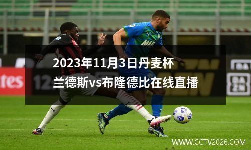 2023年11月3日丹麦杯兰德斯vs布隆德比在线直播