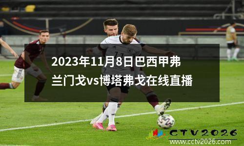 2023年11月8日巴西甲弗兰门戈vs博塔弗戈在线直播