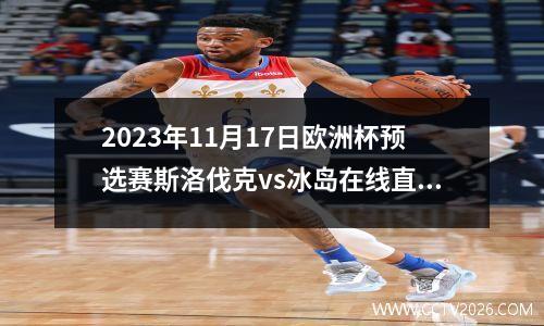2023年11月17日欧洲杯预选赛斯洛伐克vs冰岛在线直播