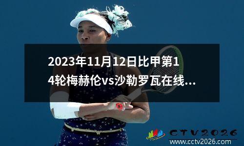 2023年11月12日比甲第14轮梅赫伦vs沙勒罗瓦在线直播