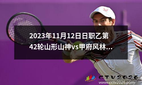 2023年11月12日日职乙第42轮山形山神vs甲府风林在线直播