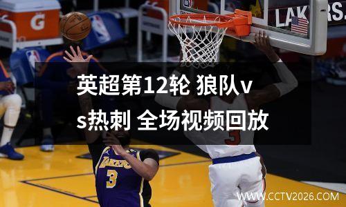 英超第12轮 狼队vs热刺 全场视频回放
