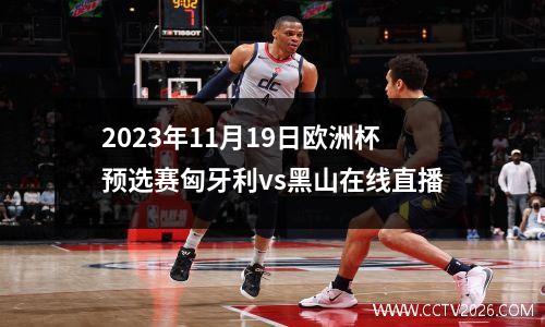 2023年11月19日欧洲杯预选赛匈牙利vs黑山在线直播