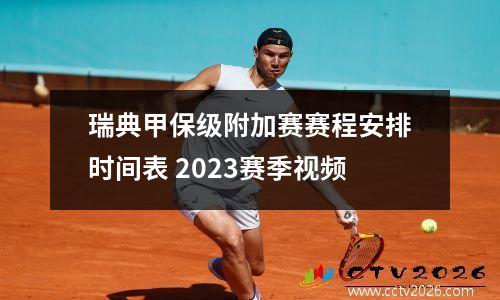 瑞典甲保级附加赛赛程安排时间表 2023赛季视频