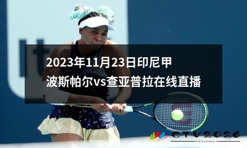 2023年11月23日印尼甲波斯帕尔vs查亚普拉在线直播