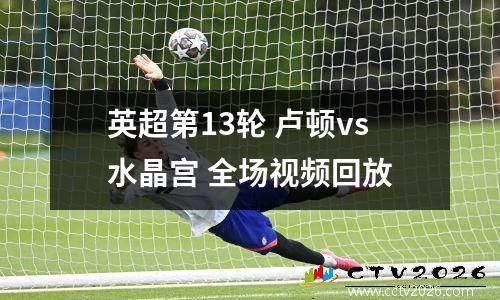 英超第13轮 卢顿vs水晶宫 全场视频回放