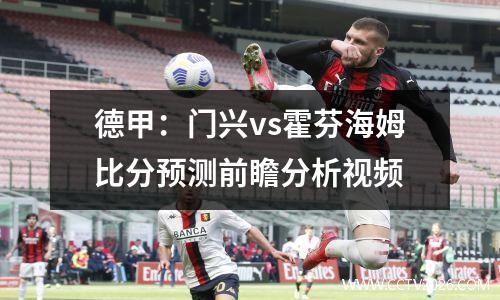 德甲：门兴vs霍芬海姆比分预测前瞻分析视频