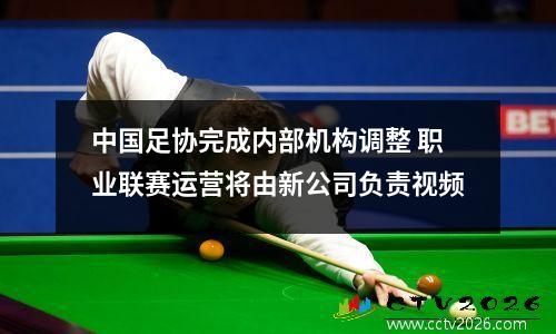 中国足协完成内部机构调整 职业联赛运营将由新公司负责视频