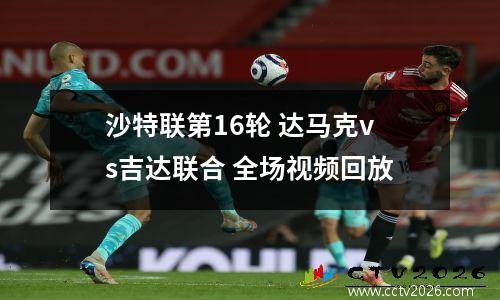 沙特联第16轮 达马克vs吉达联合 全场视频回放