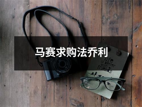 马赛求购法乔利