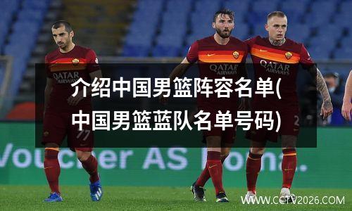 介绍中国男篮阵容名单(中国男篮蓝队名单号码)