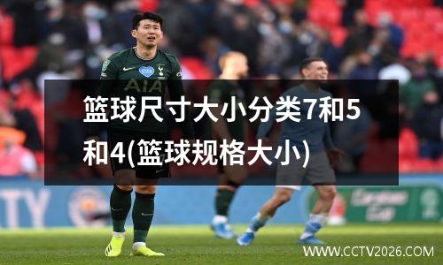篮球尺寸大小分类7和5和4(篮球规格大小)